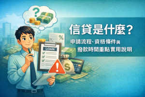 信貸是什麼申請流程資格條件與撥款時間重點實用說明