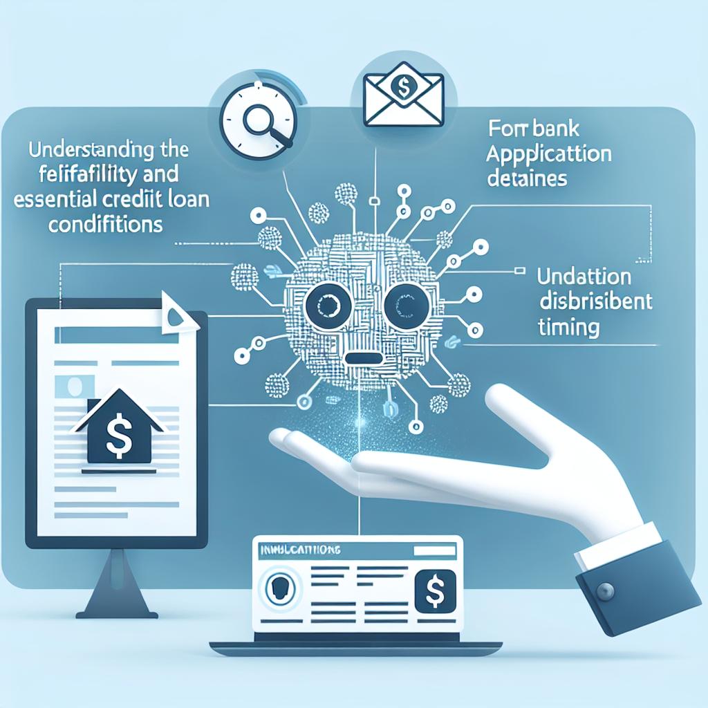 銀行信貸條件、申請流程與撥款時間說明：快速掌握可行性與必備資料重