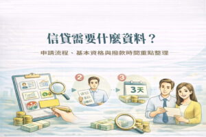 信貸需要什麼資料申請流程基本資格與撥款時間重點整理