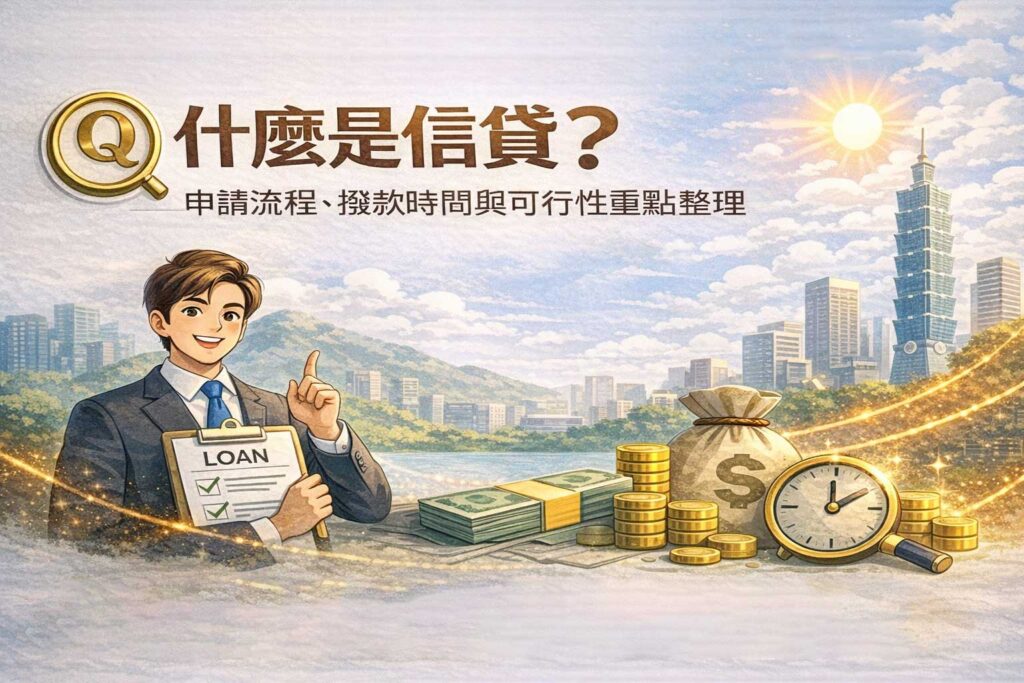 什麼是信貸申請流程撥款時間與可行性重點整理