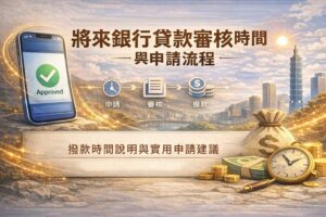 將來銀行貸款審核時間與申請流程重點整理撥款時間說明與實用申請建議
