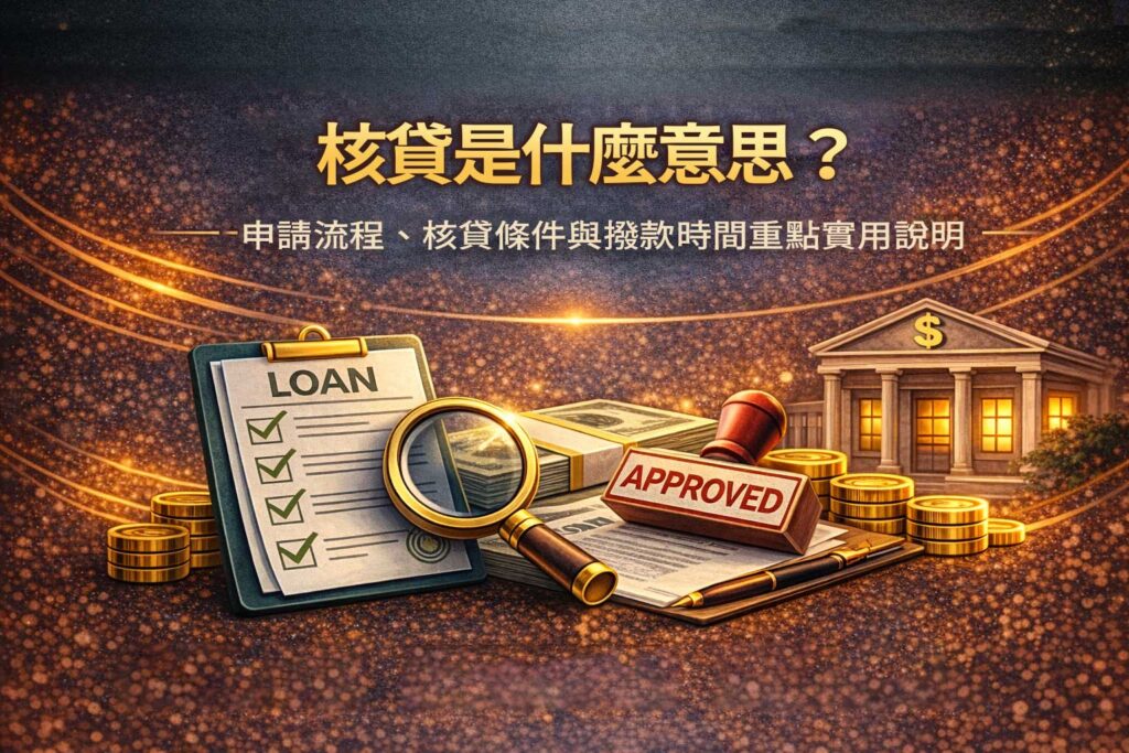 核貸是什麼意思申請流程核貸條件與撥款時間重點實用說明