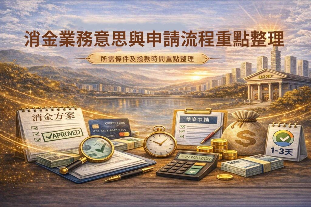 消金業務意思與申請流程重點整理，快速申請與撥款時間說明
