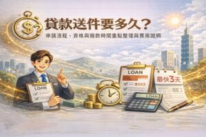 貸款送件要多久申請流程資格與撥款時間重點整理與實用說明