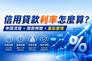 信用貸款利率怎麼算申請流程與撥款時間重點整理及實用說明