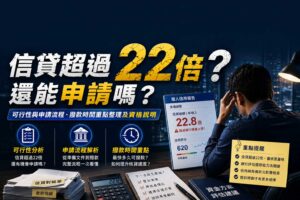 信貸超過22倍可行性與申請流程撥款時間重點整理及資格說明