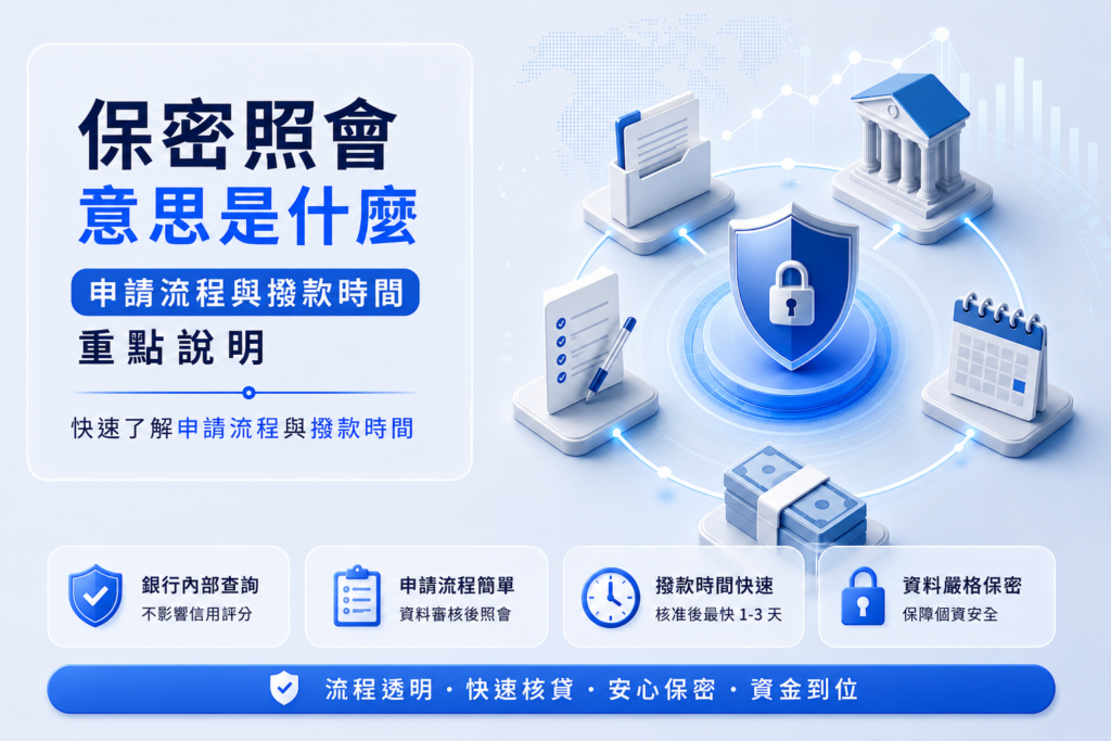 保密照會意思是什麼 申請流程與撥款時間重點說明